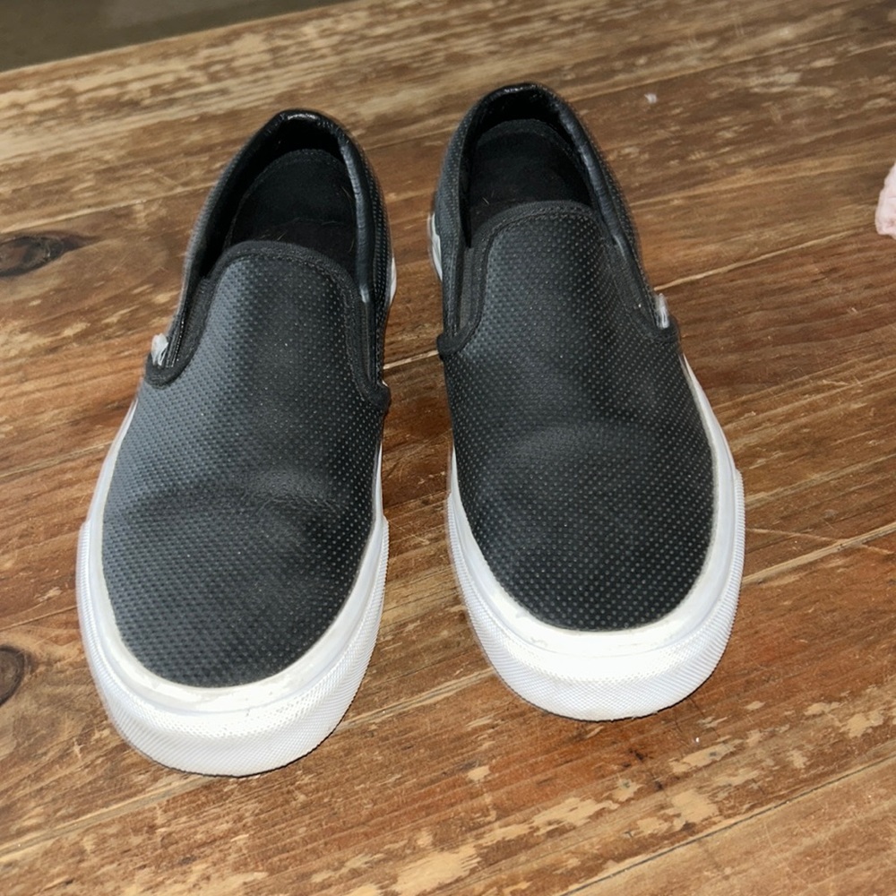 Vans black slip on women’s size 7
